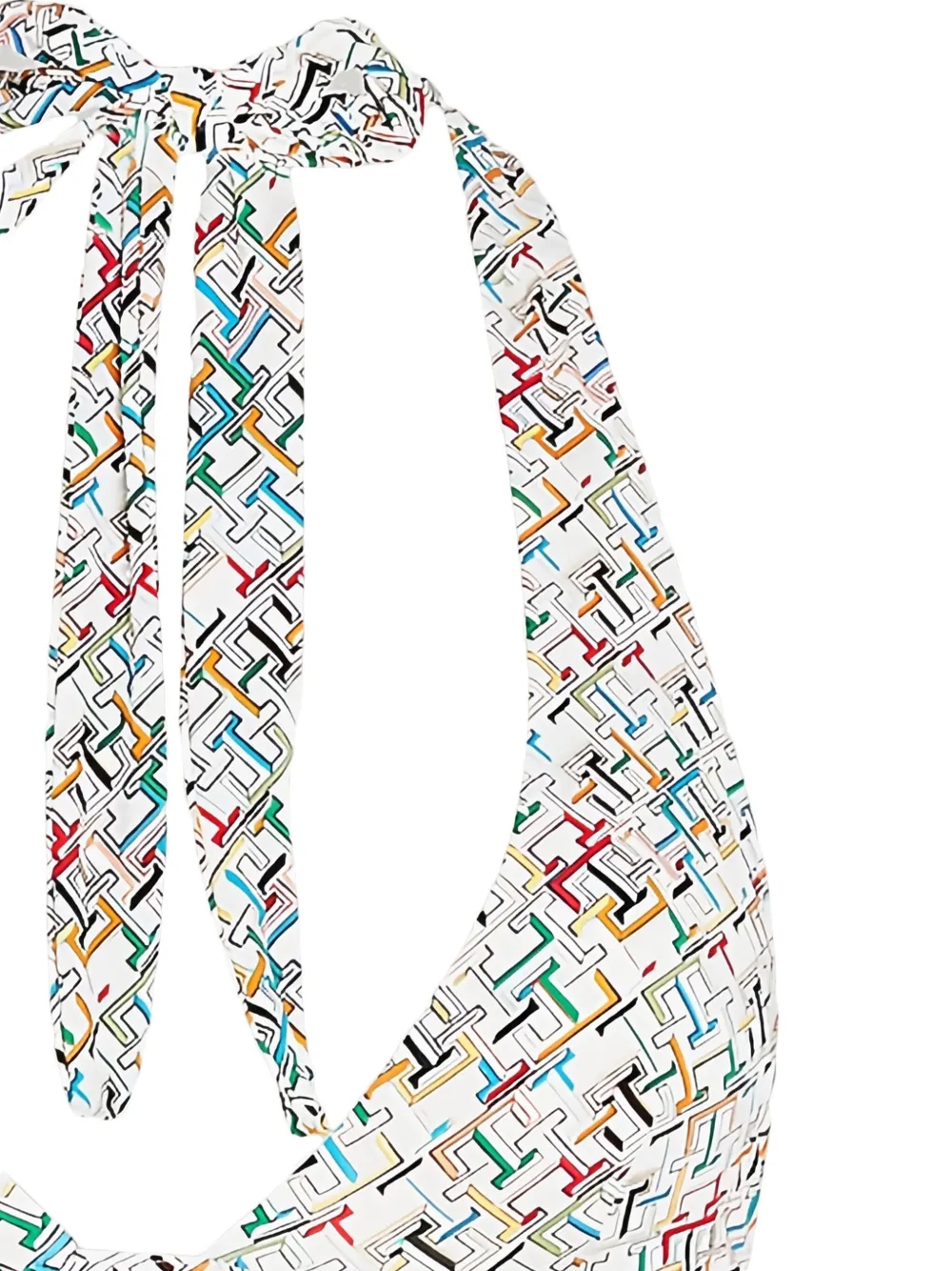 Tommy Hilfiger Bikinitop met logoprint Wit
