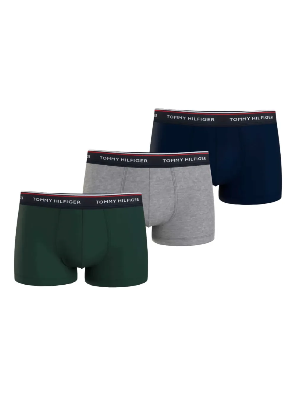 Tommy Hilfiger logo-print boxers (pack of three) | Green | Image 1