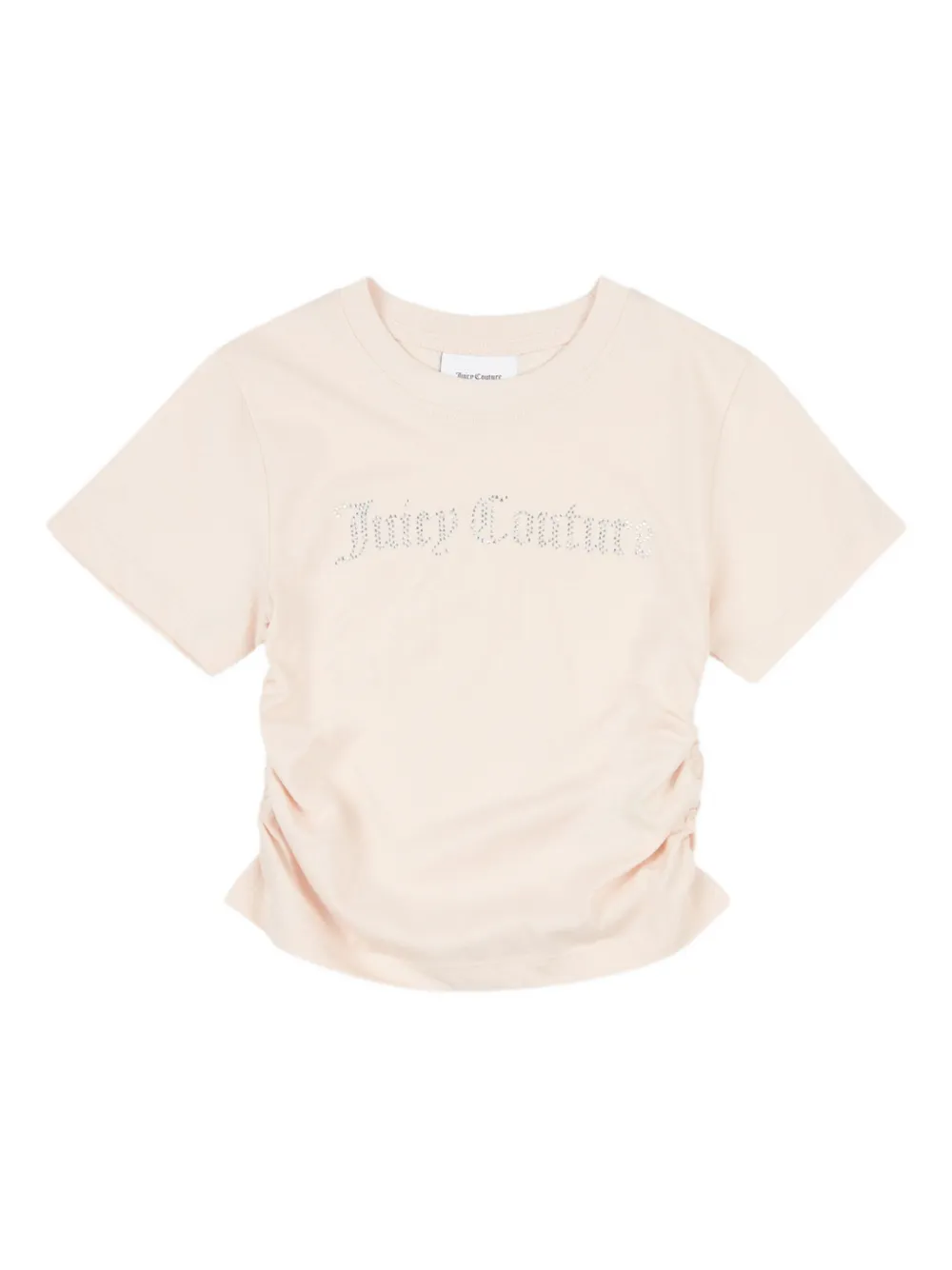 Juicy Couture Kids T-shirt verfraaid met kristallen Beige