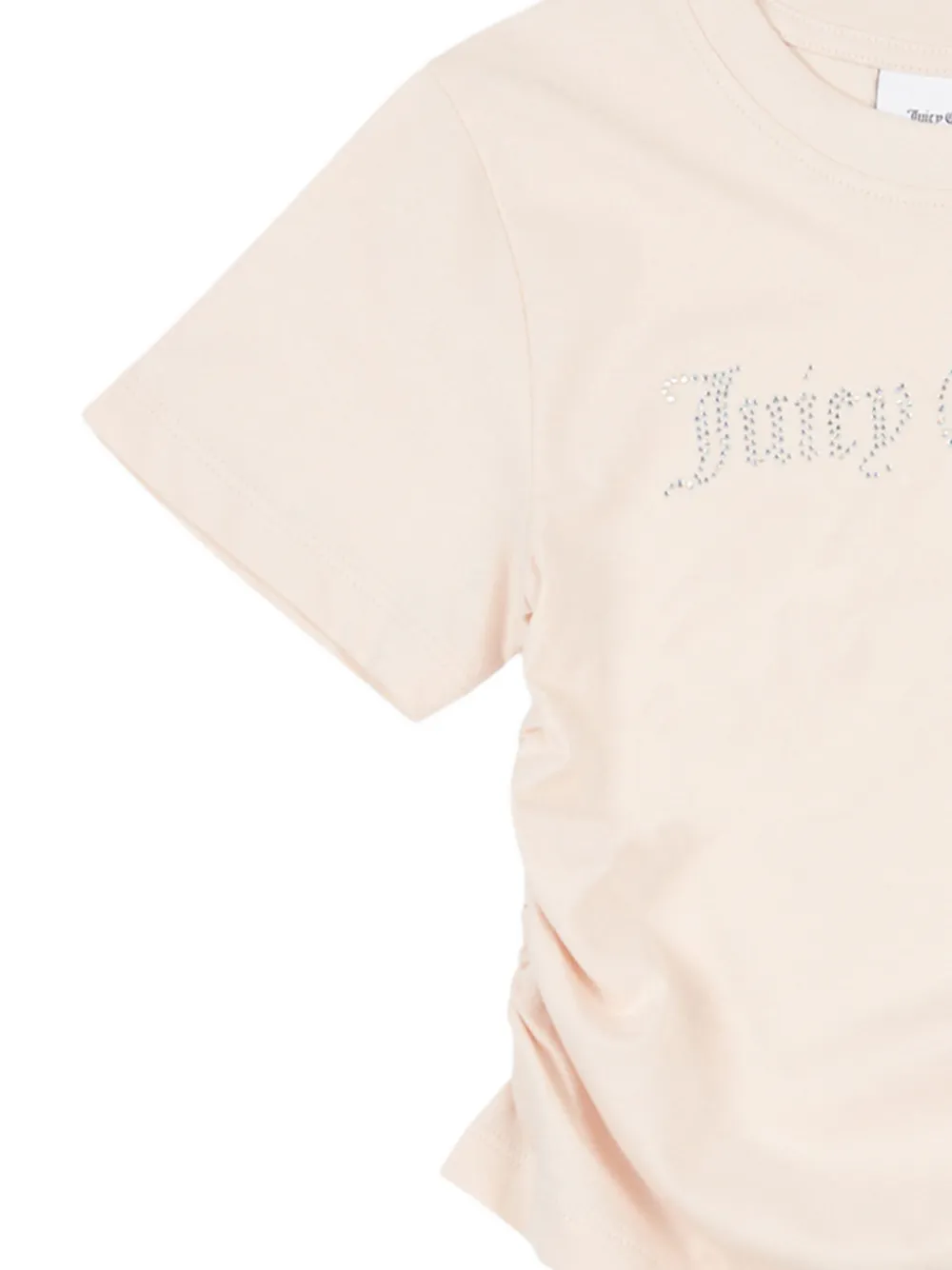 Juicy Couture Kids T-shirt verfraaid met kristallen Beige