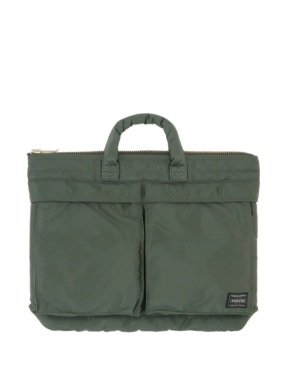 Porter-yoshida & Co Tanker Short Helmet Tote Bag In Green