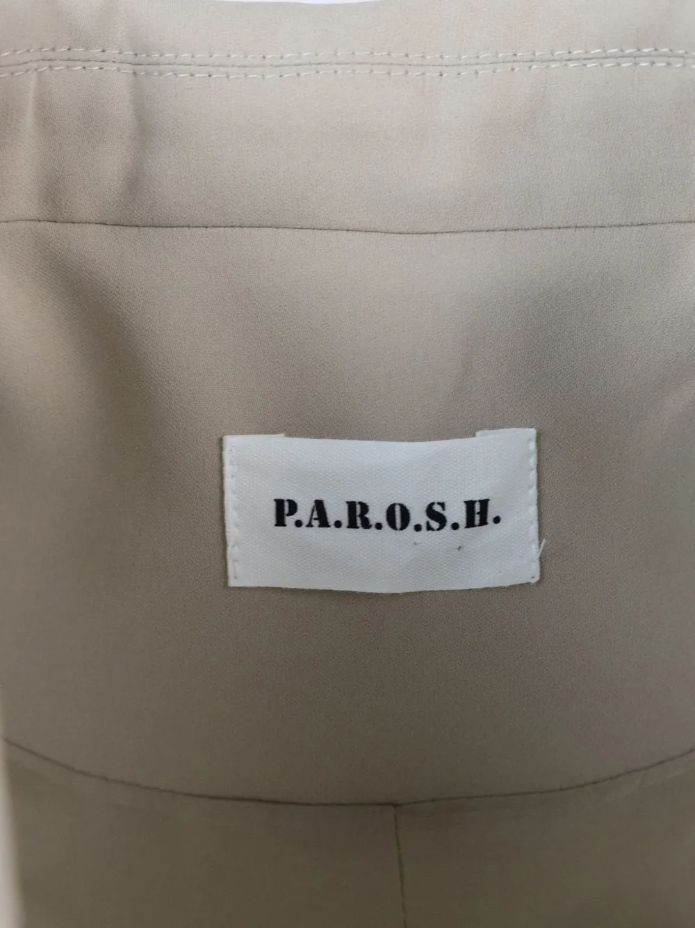 P.a.r.o.s.h Blazer Beige In Cady In Nude