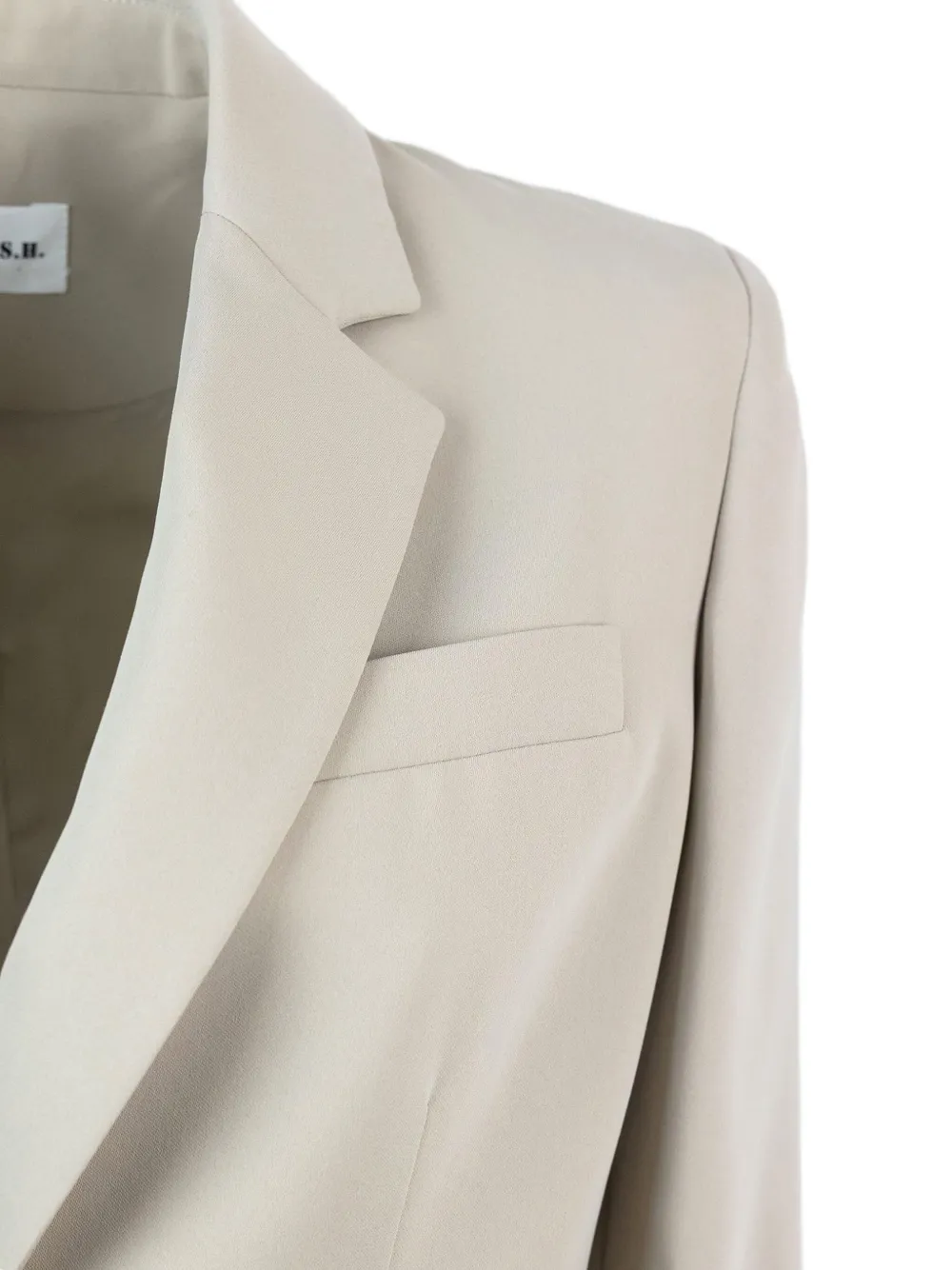 P.a.r.o.s.h Blazer Beige In Cady In Nude