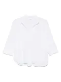 Transit linen jersey top - White