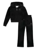 Juicy Couture Kids logo-studded tracksuit set - Black