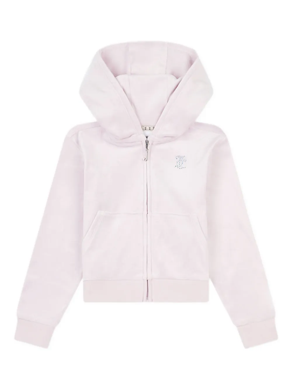 Juicy Couture Kids Trainingspak met logo van studs Paars