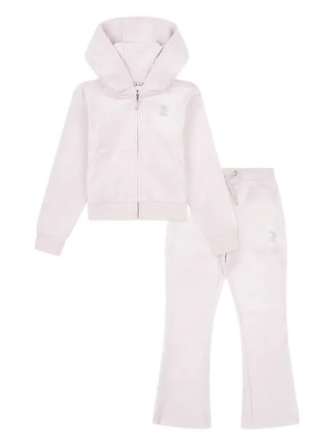 Juicy Couture Kids traje deportivo con logo y apliques