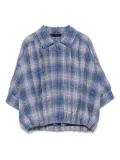 Juun.J checked shirt - Blue