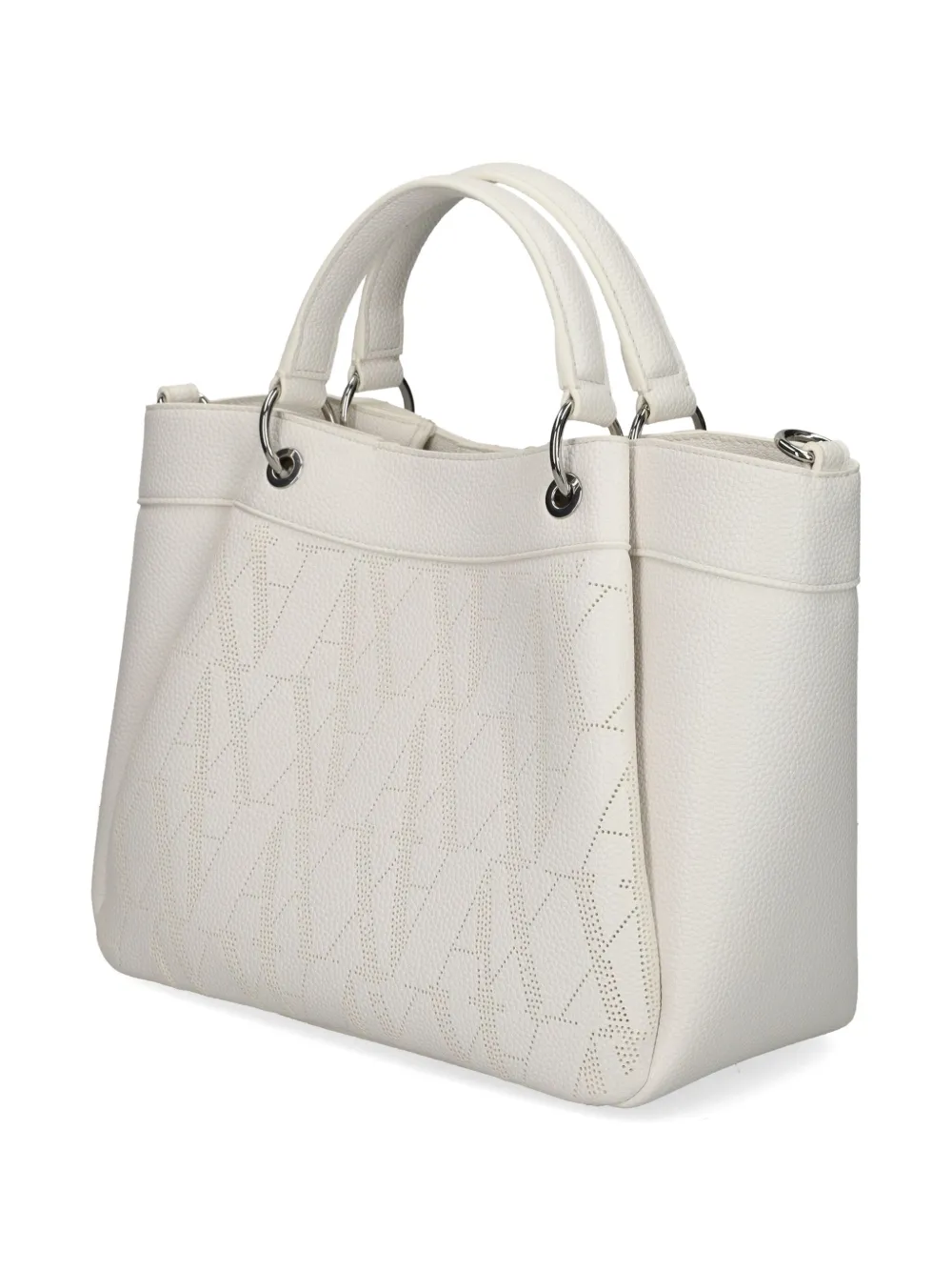 Armani Exchange Shopper met monogram-print Wit