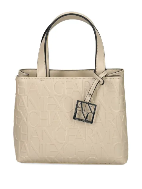 Armani Exchange monogram-pattern tote bag 