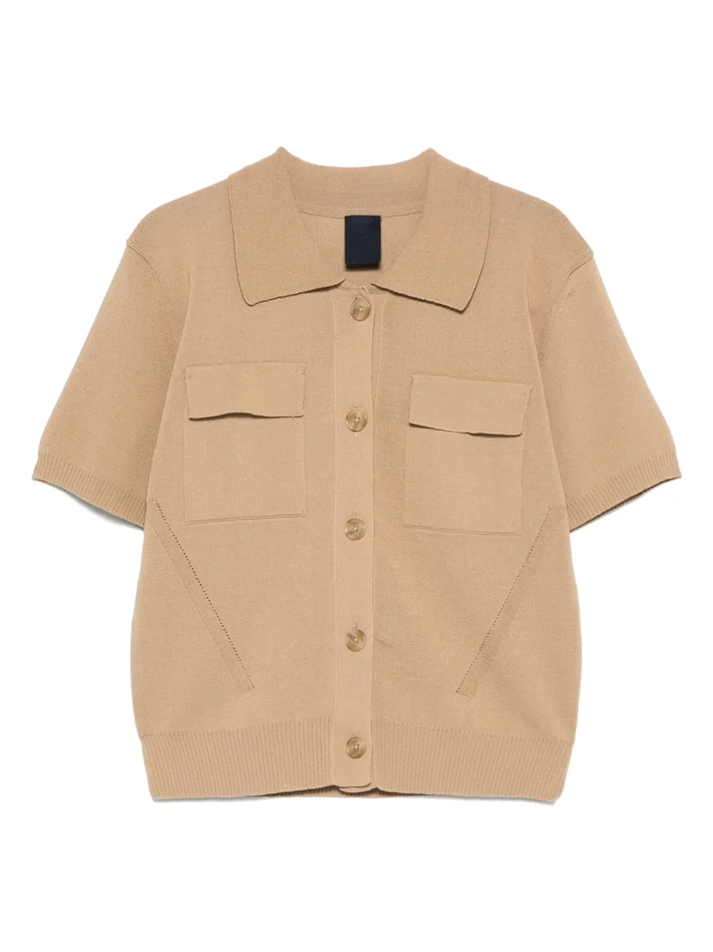 Juun.J fine-knit shirt Beige