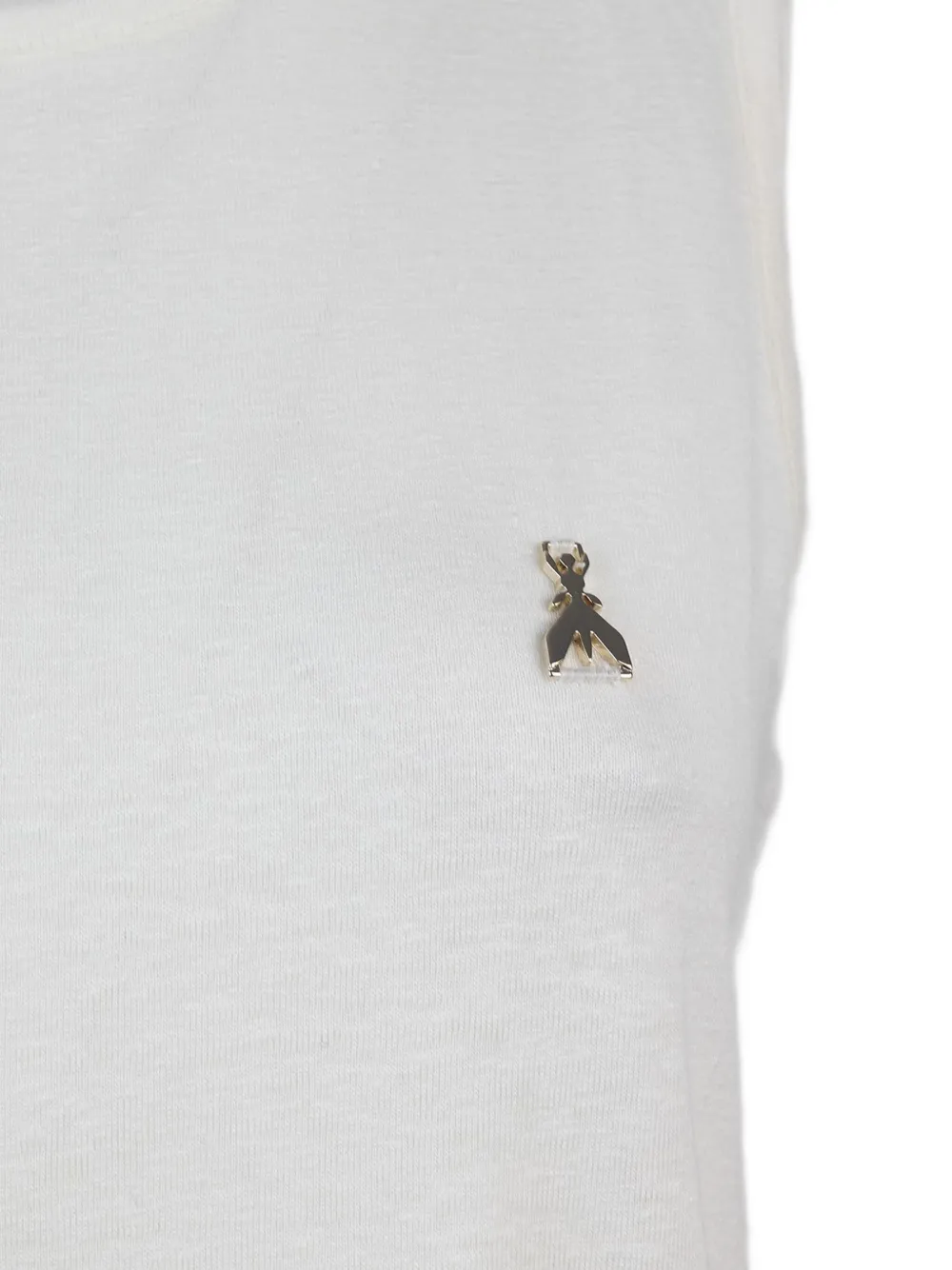 PATRIZIA PEPE LOGO-PLAQUE TANK TOP