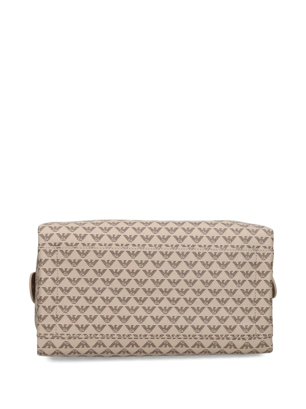 Emporio Armani Shopper met monogram-print Beige