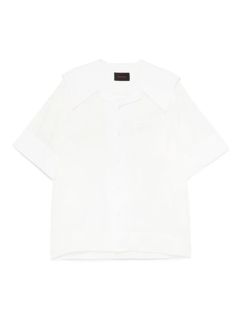 Simone Rocha camisa con cuello marinero | blanco | Image 1