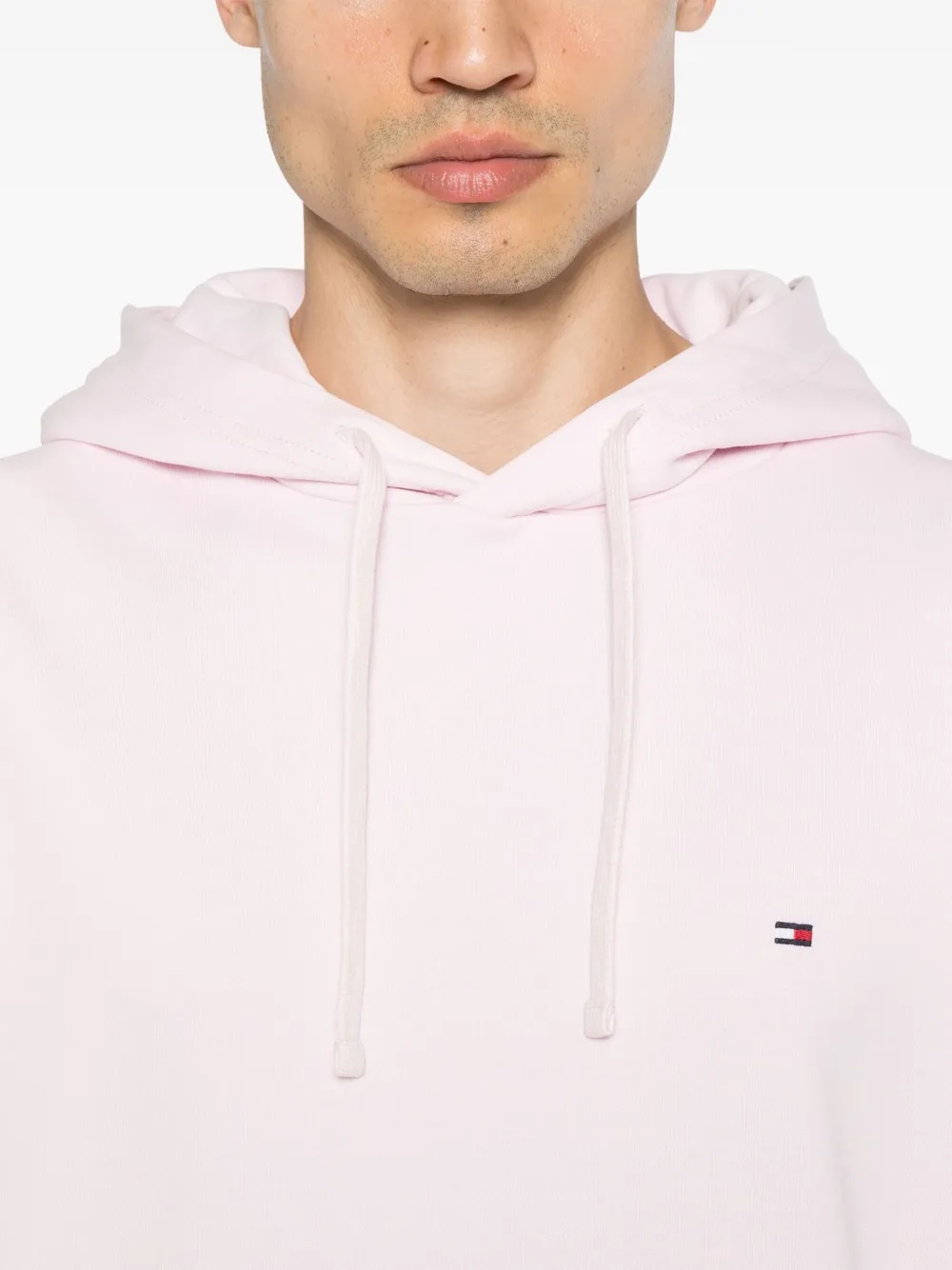 Tommy Hilfiger Hoodie met geborduurd logo Roze