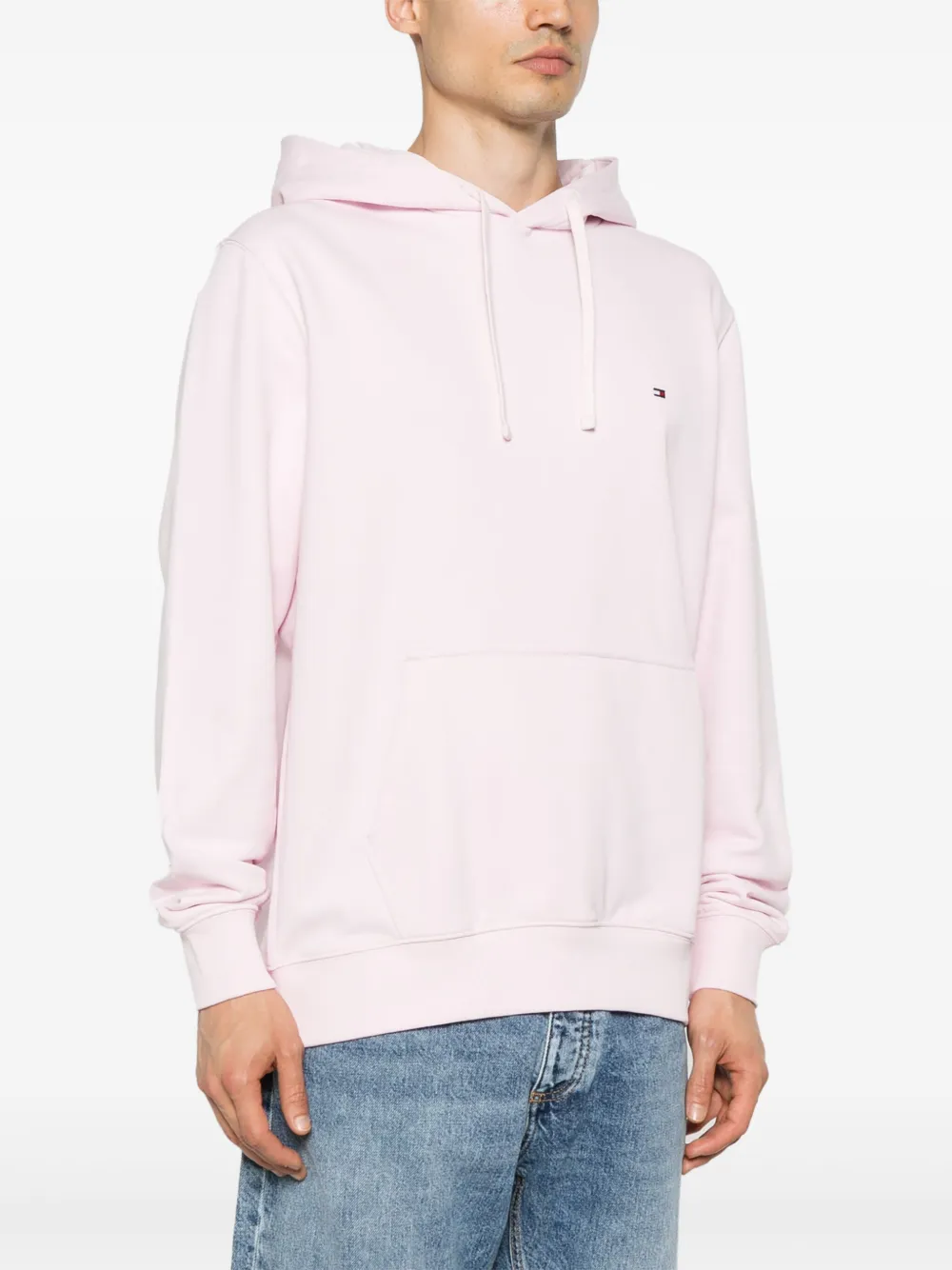 Tommy Hilfiger Hoodie met geborduurd logo Roze