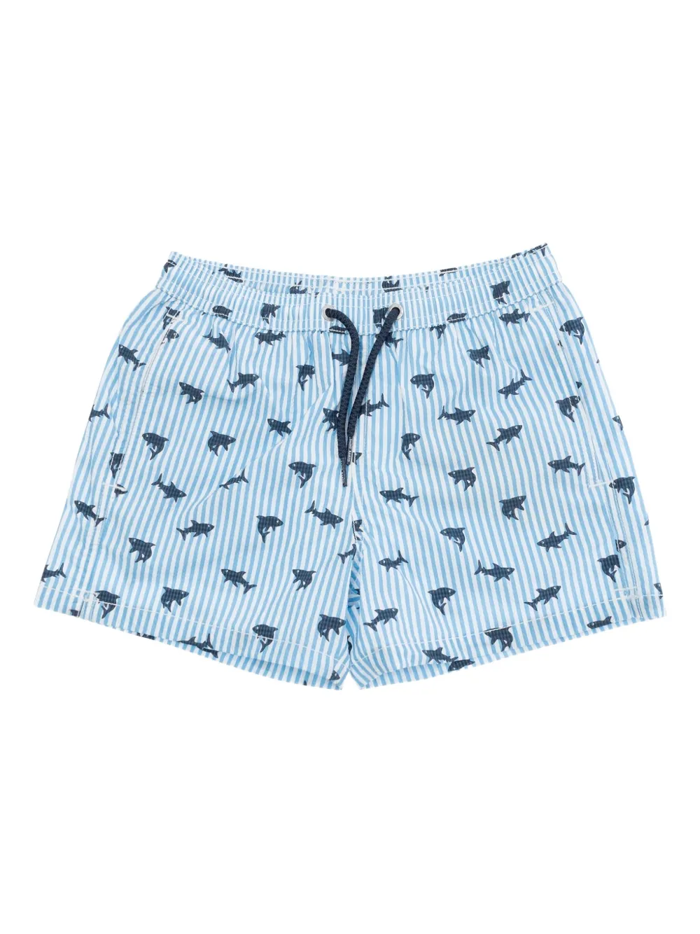 MC2 Saint Barth Kids Patmos Jr トランクス水着 - ブルー MC2 Saint Barth Kids Patmos Jr トランクス水着 - ブルー