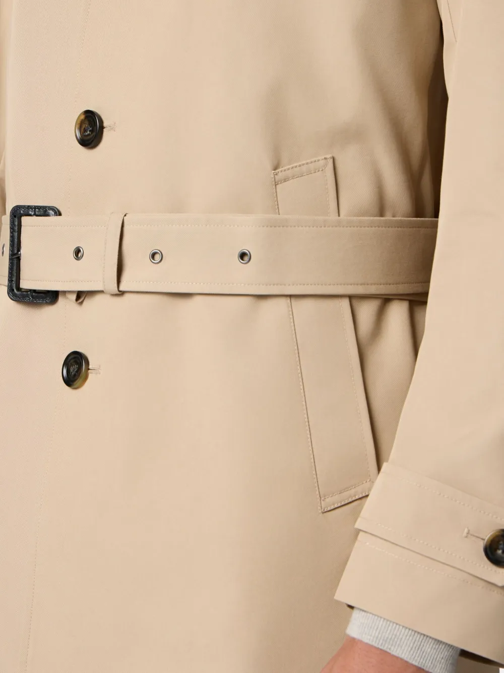 Brooks Brothers Trenchcoat met ceintuur Beige