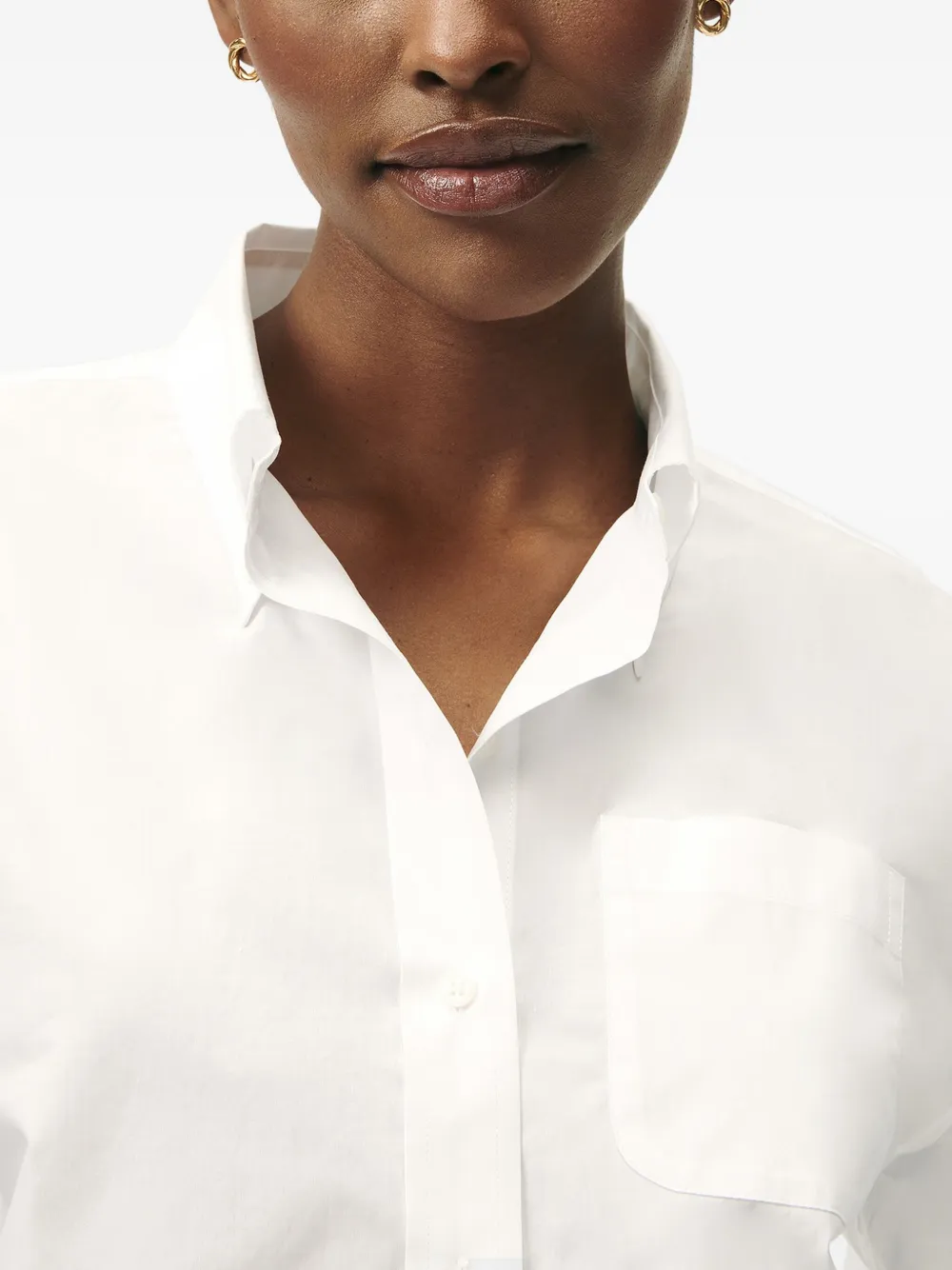Brooks Brothers Button-up blouse Wit