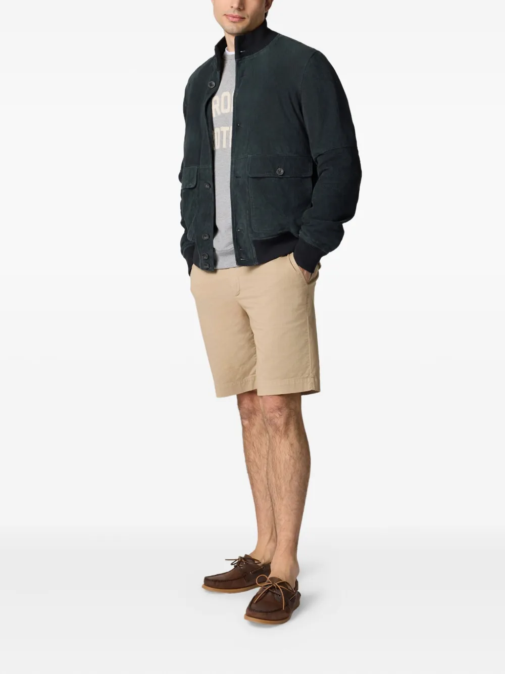 Brooks Brothers suede bomber jacket | Bomber Jackets | Image 2