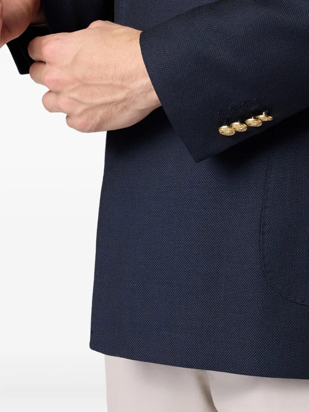 Brooks Brothers Blazer van scheerwol Blauw