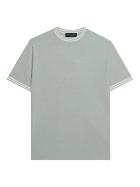 Brooks Brothers ribbed-trim T-shirt