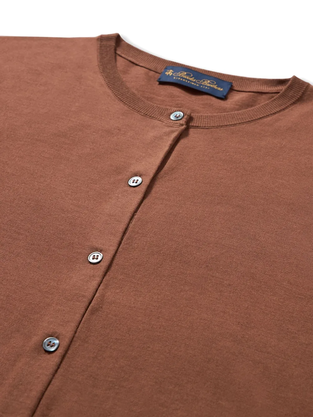 Brooks Brothers Vest met cropped mouwen Bruin