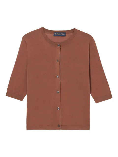 Brooks Brothers half-length sleeves cardigan