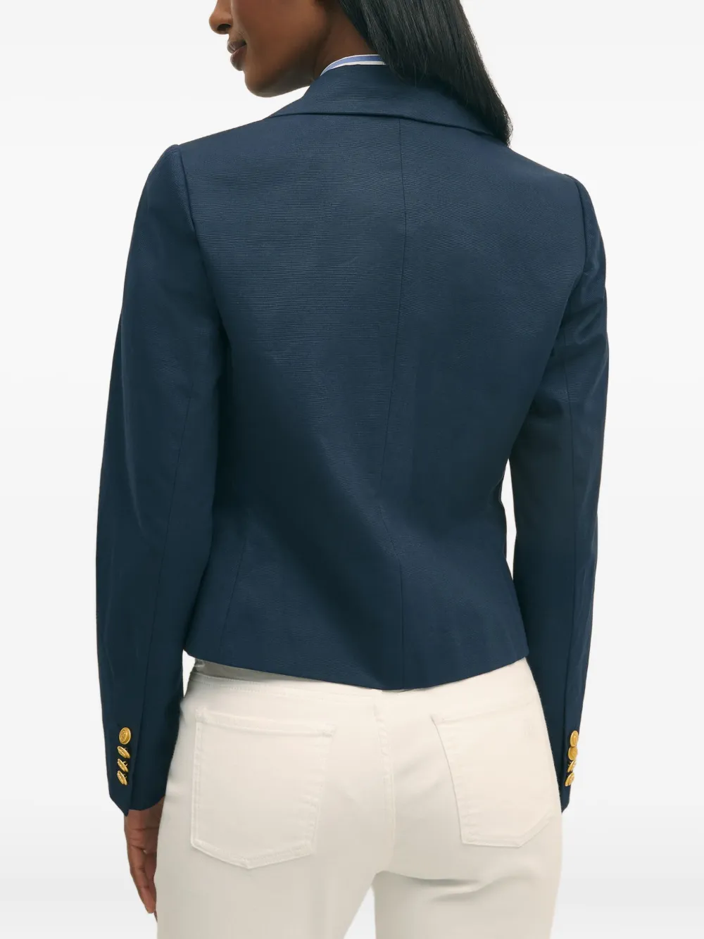  Brooks Brothers Double-breasted Blazer - Blue 