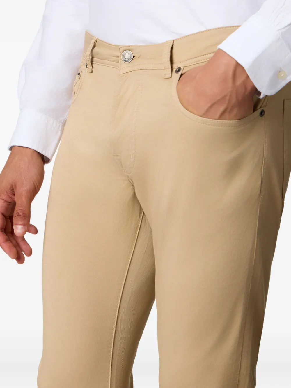 Brooks Brothers Katoenen jeans Beige