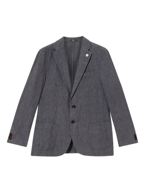 Brooks Brothers linen single-breasted blazer