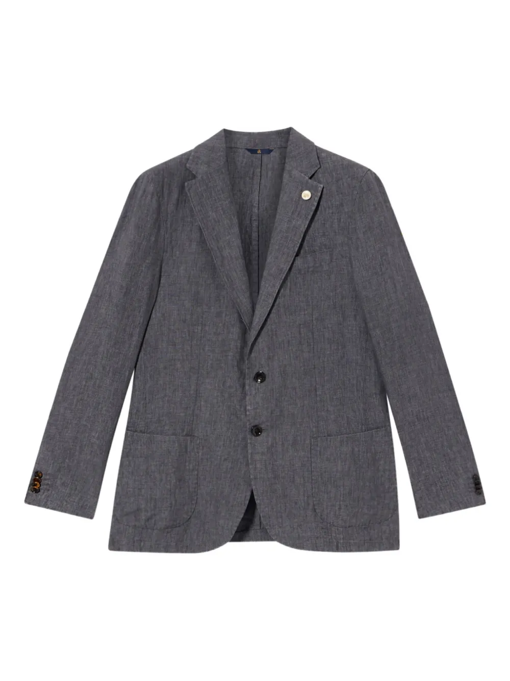 Brooks Brothers Blazer met enkele rij knopen Grijs