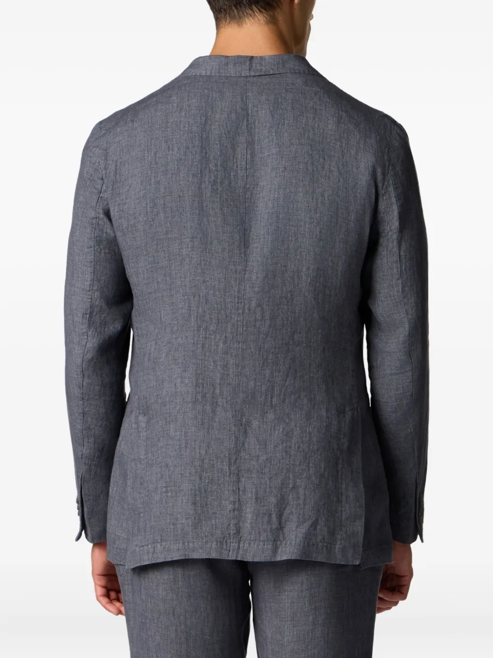 Brooks Brothers Blazer met enkele rij knopen Grijs