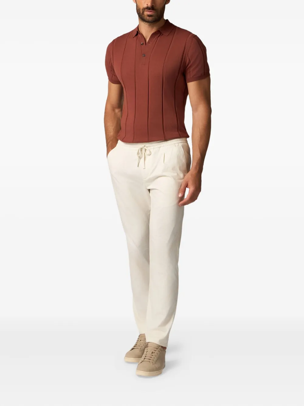 Brooks Brothers Katoenen broek Beige