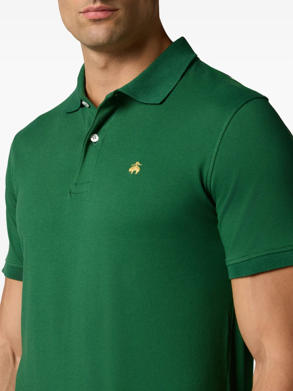 Brooks Brothers Katoenen poloshirt Groen