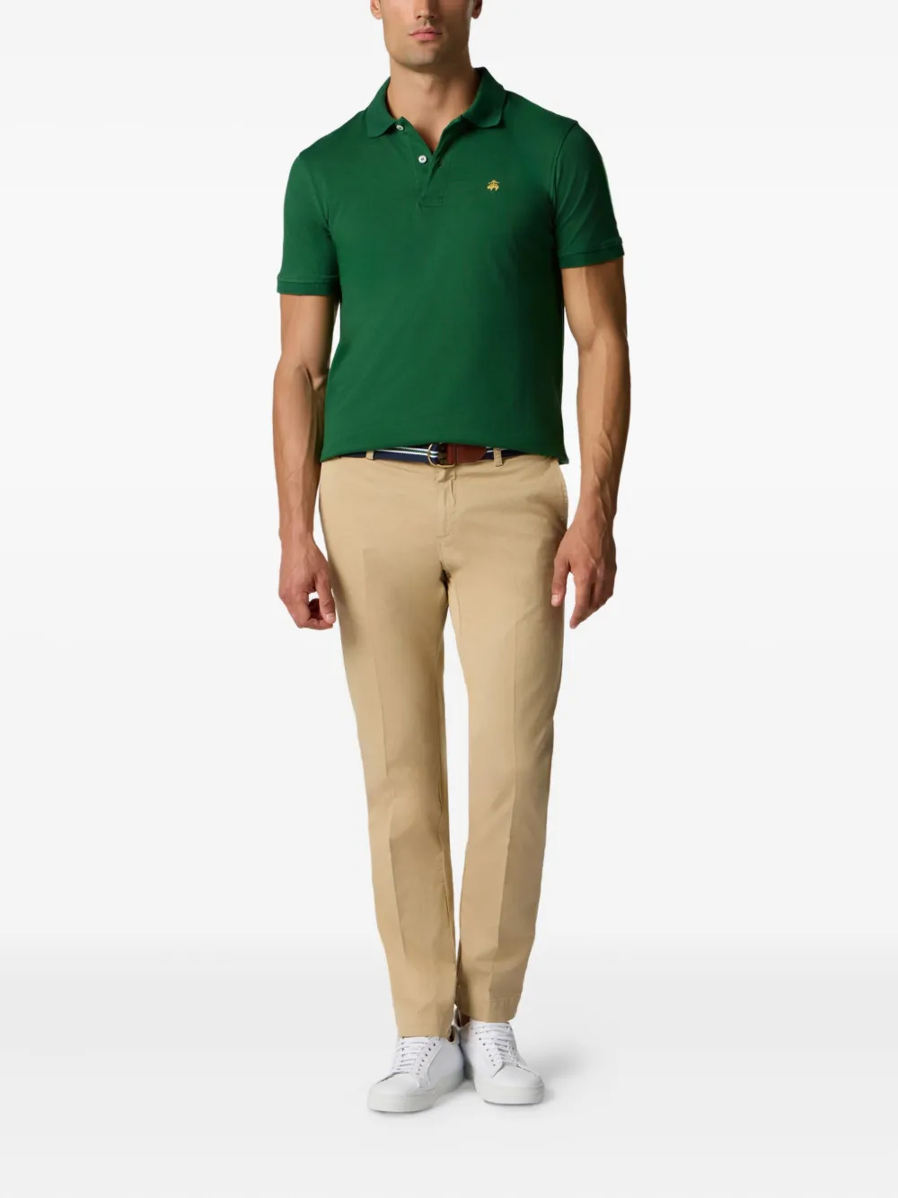 Brooks Brothers Katoenen poloshirt Groen