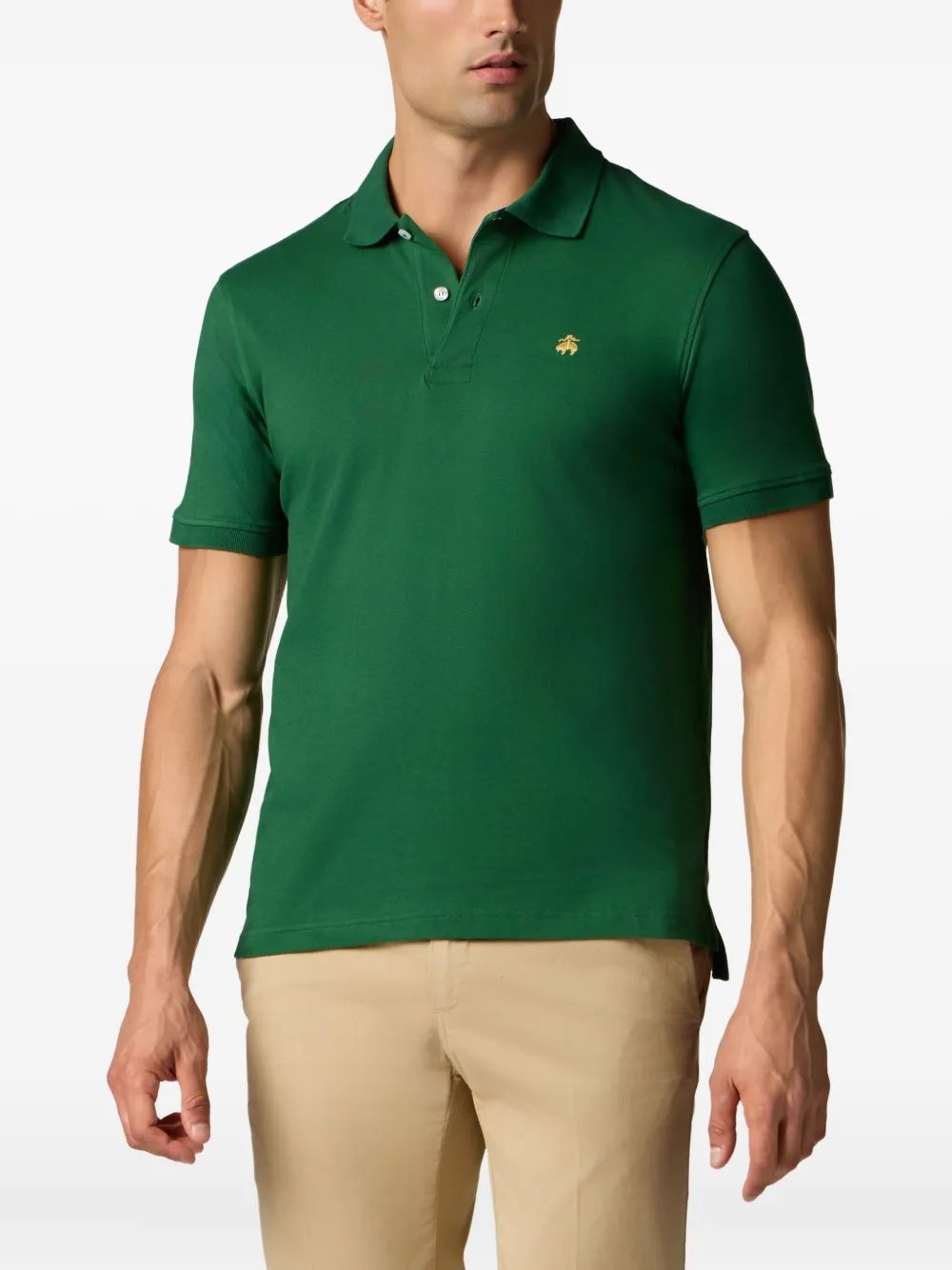Brooks Brothers Katoenen poloshirt Groen