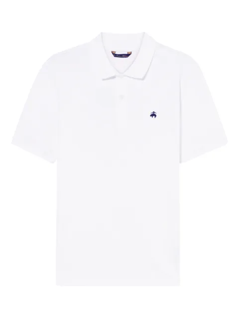 Brooks Brothers logo-embroidered polo shirt