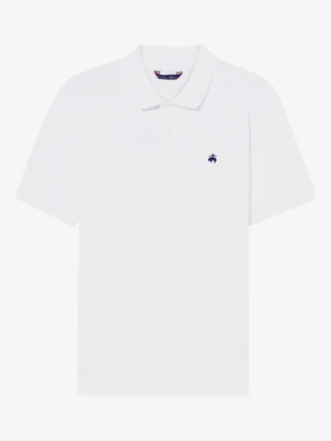 Brooks Brothers logo-embroidered polo shirt