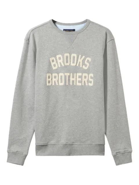 Brooks Brothers logo-embroidered sweatshirt