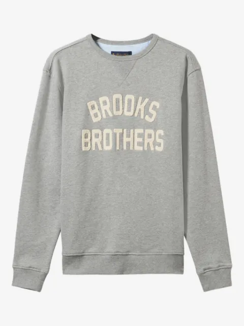 Brooks Brothers logo-embroidered sweatshirt