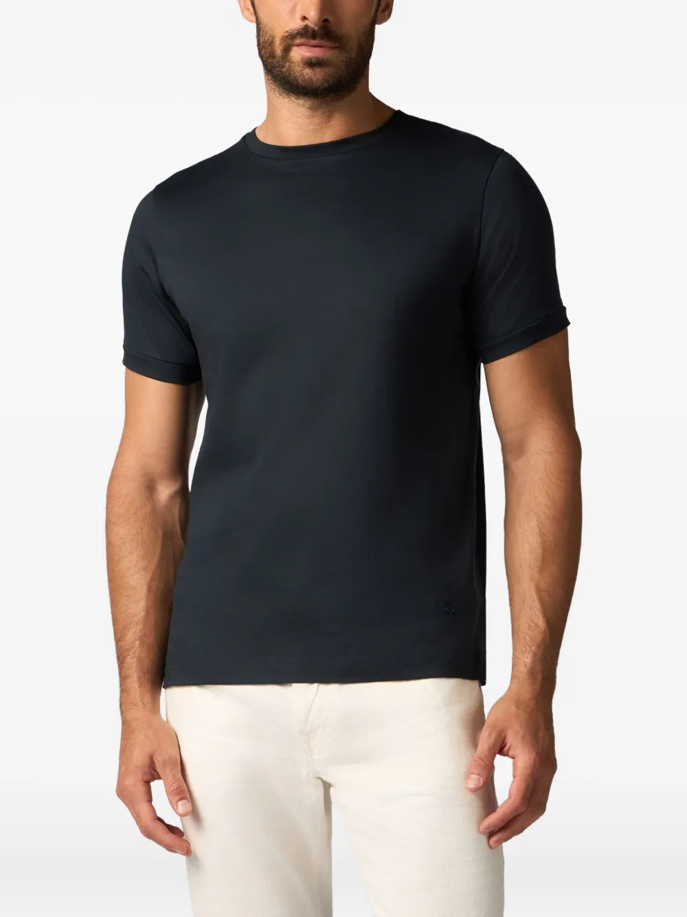 Brooks Brothers Jersey T-shirt Blauw