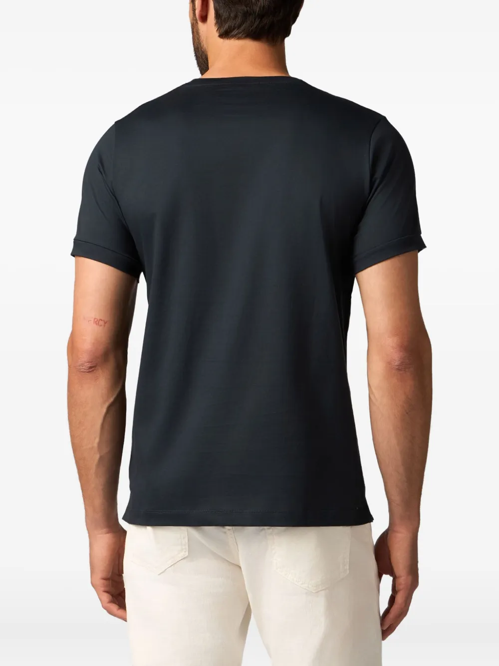 Brooks Brothers Jersey T-shirt Blauw
