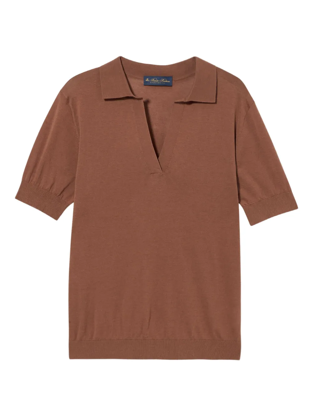 Brooks Brothers Poloshirt aus Baumwollgemisch - Braun