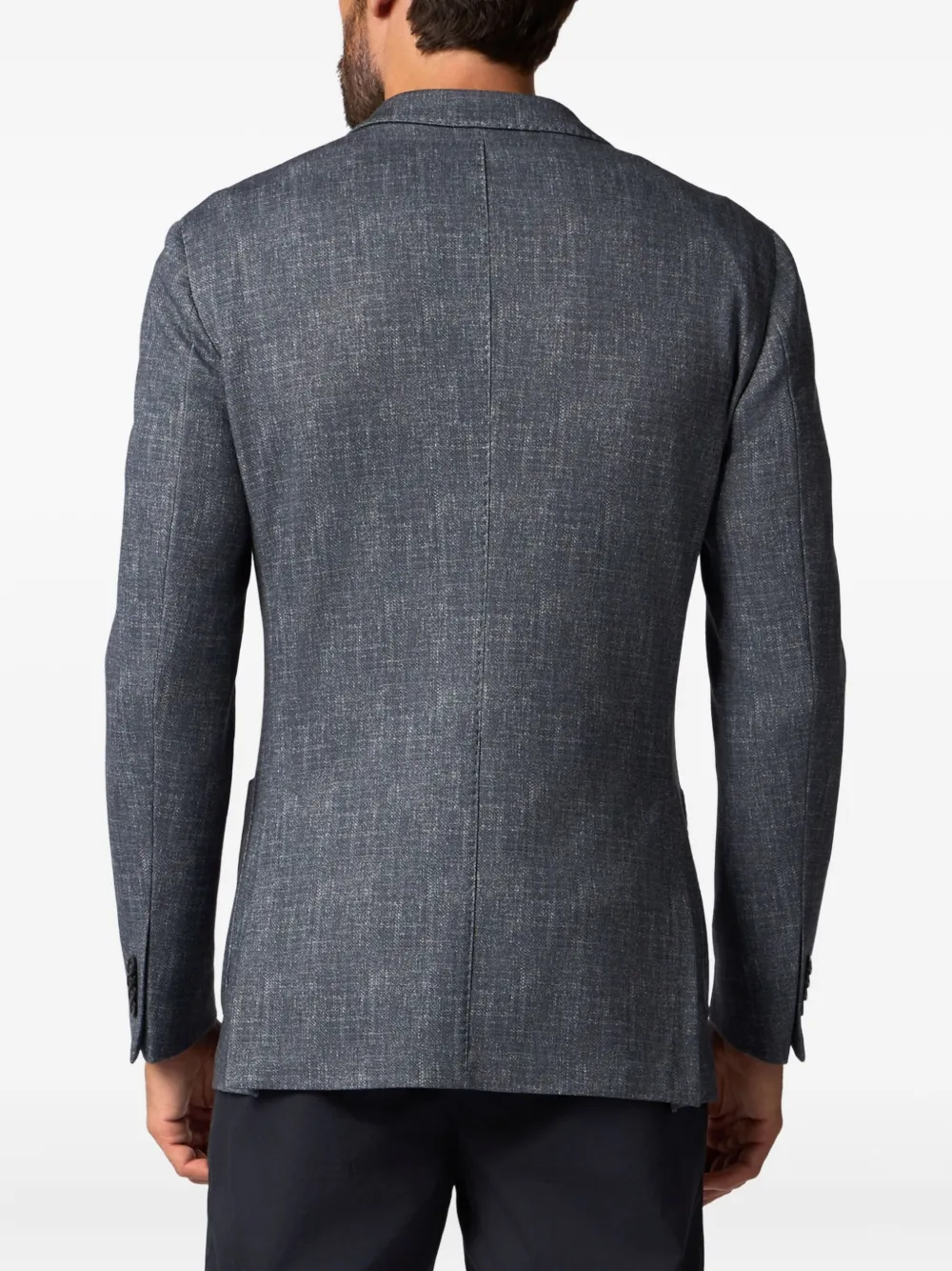 Brooks Brothers Blazer met enkele rij knopen Blauw