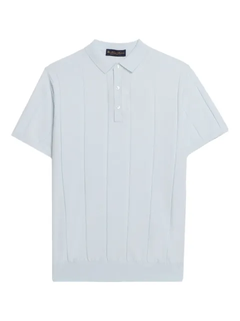 Brooks Brothers Poloshirt aus geripptem Strick