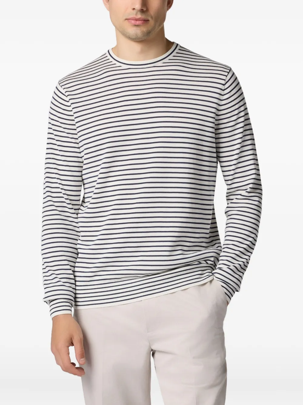 Brooks Brothers T-shirt van katoenblend Wit