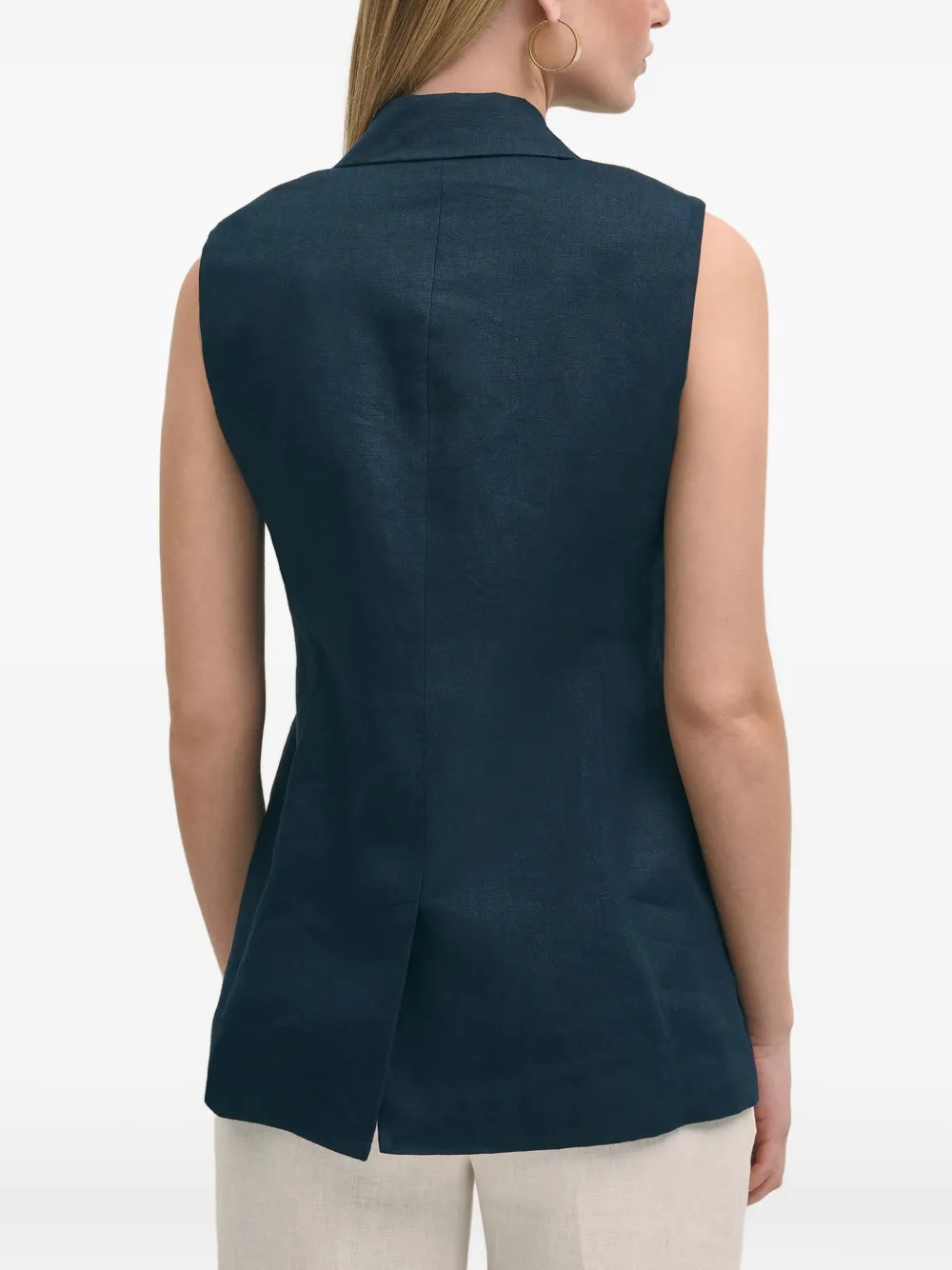 Brooks Brothers Spencer met dubbele rij knopen Blauw
