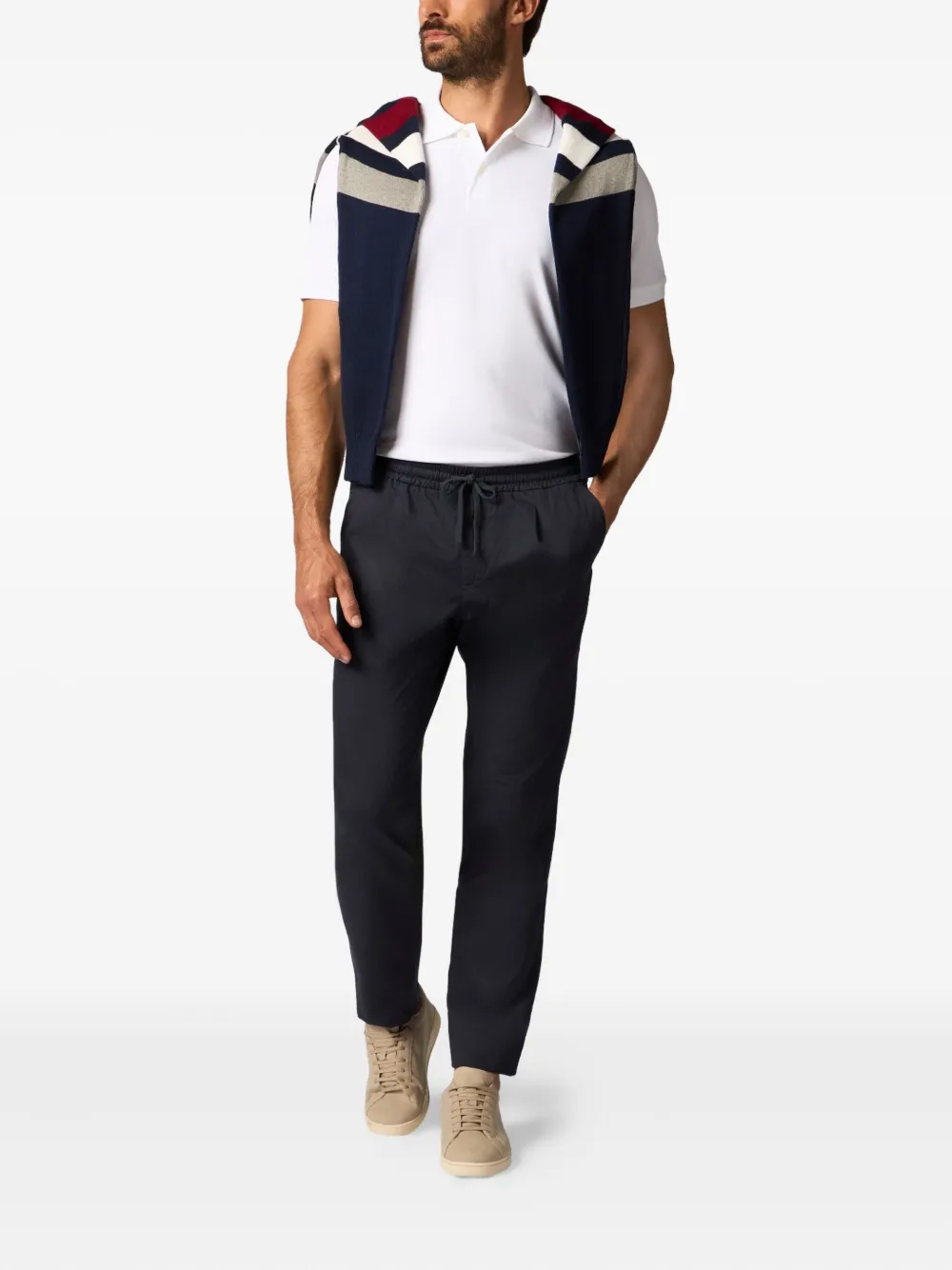 Brooks Brothers Katoenen broek Blauw