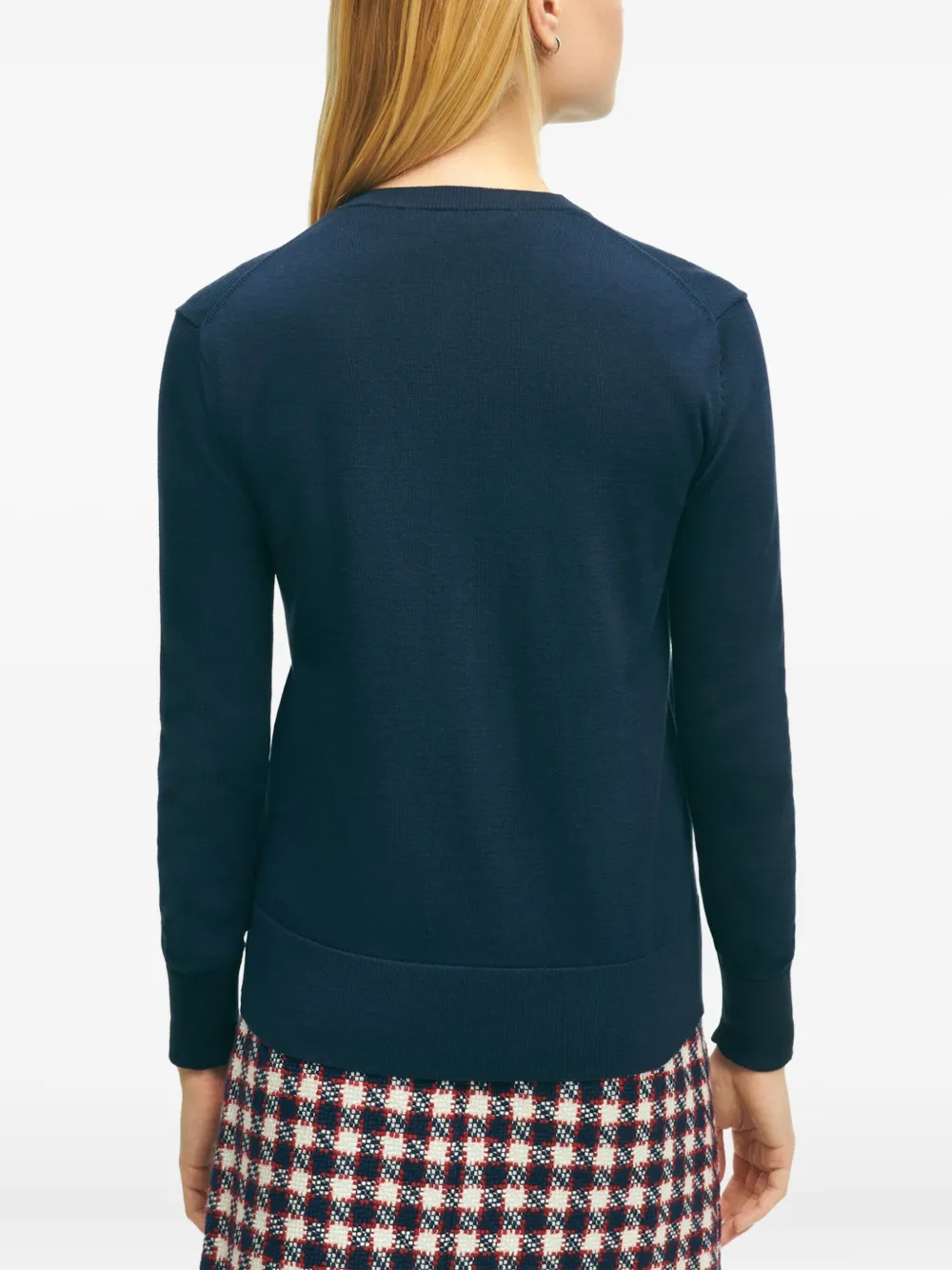 Brooks Brothers Vest met knopen Blauw